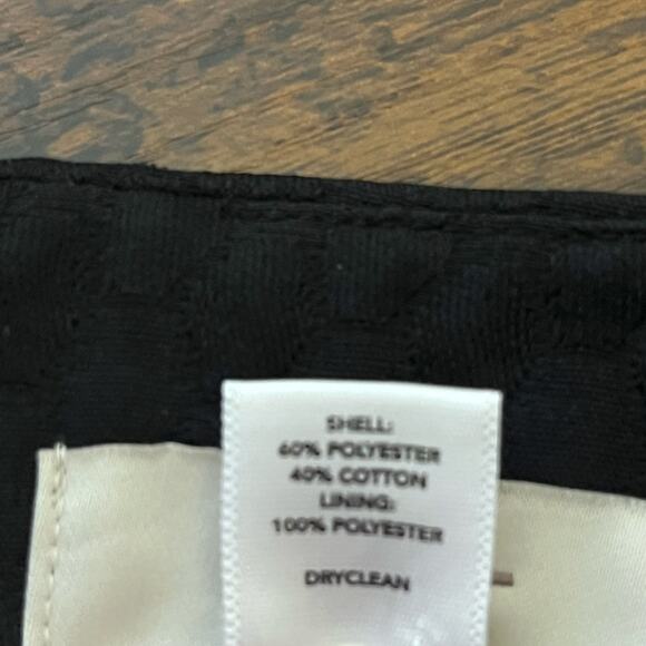 Ann Taylor Loft Black Textured Skirt Size 4 - Picture 10 of 10